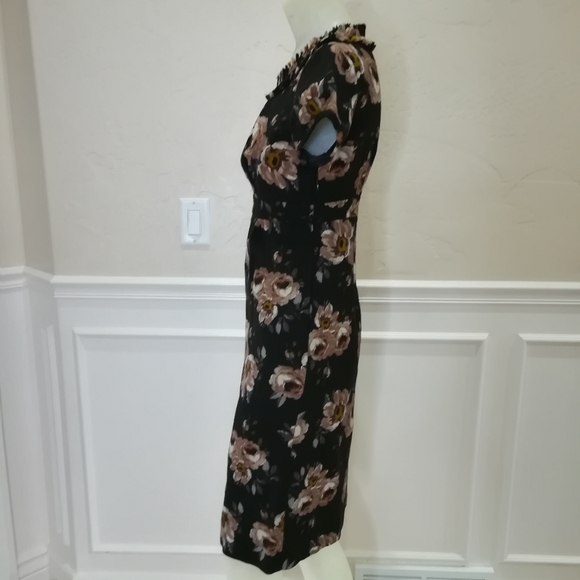 BODEN Women's Floral Print Wool Shift Dress US 2R - Picture 8 of 8